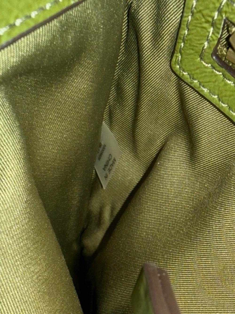Tory Burch Chelsea Faux Fur Convertible Crossbody Shoulder Bag Chartreuse Green - Picture 10 of 10